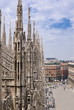 Veduta dal Duomo di Milano