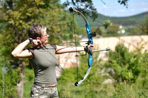 Photo: woman archer woman archer