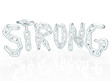 Strong Chain Link Word Letters Metal Chains