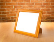 Photo frames on the table
