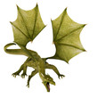 green dragon in attack