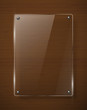 Wooden texture with glass framework. Vector illustration Wooden texture with glass framework. Vector illustration