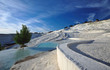 travetines at pamukkale , hierapolis , turkey