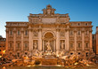 Trevi Fountain (Fontana di Trevi) in Rome - Italy Trevi Fountain (Fontana di Trevi) in Rome - Italy