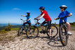 Family biking