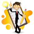 Smart Businessman Done With His Checklist