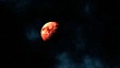 Planet in depths of space