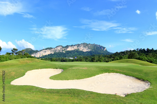Photo: Beautiful golf course. . Beautiful golf course. .