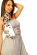 Young brunette woman in elegant gray suit 096 Young brunette woman in elegant gray suit 096