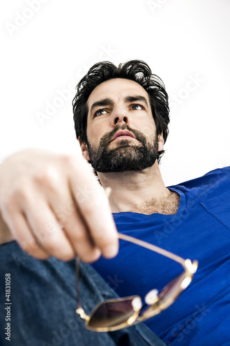 Foto: man with beard man with beard