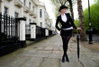 Beautiful young business woman in bowler hat Beautiful young business woman in bowler hat