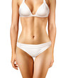 body of woman on white background l