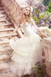 bride on stairs