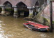 Boat, river and city