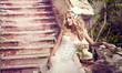 bride on stairs