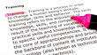 Photo: Text highlighted with felt tip pen Text highlighted with felt tip pen