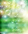 Bubbles abstract background.