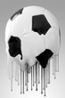 Tropfender Fußball