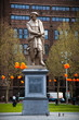 The statue of Rembrandt in Amsterdam