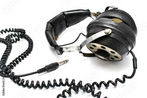 Photo: Pair of old headphones Pair of old headphones