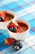Creme brulee (cream brulee, burnt cream) Creme brulee (cream brulee, burnt cream)