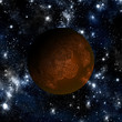 Red moon with night sky background Red moon with night sky background