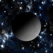 Moon with deep space background Moon with deep space background