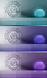 binary code and abstract technology circles at the earth