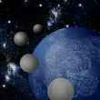 The revolve of moon around planet The revolve of moon around planet