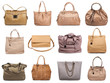 Set of beige female bags-2