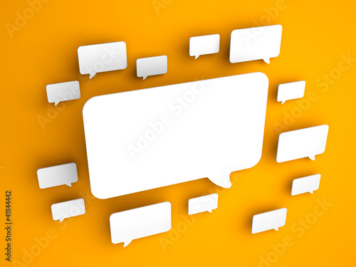 Illustration: Speech background Speech background