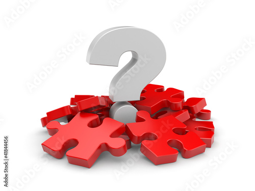Illustration: Question with puzzles Question with puzzles