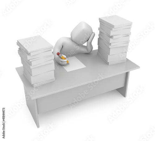 Illustration: Slack one's work Slack one's work