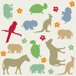Seamless animal pattern for kids Seamless animal pattern for kids