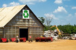 Recycling center with scrap yard and heavy machinery Recycling center with scrap yard and heavy machinery