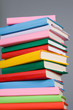 Stack of colorful books
