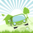Vector: Green Car Green Car