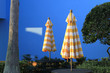 umbrellas and blue wall in florida umbrellas and blue wall in florida