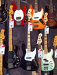 Musical instruments, modern guitars.