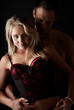 Loving caucasian couple
