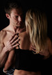 Loving caucasian couple