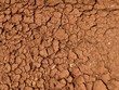 Dry red earth in Croatia Dry red earth in Croatia