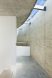 beautiful modern house in cement, interior, passage