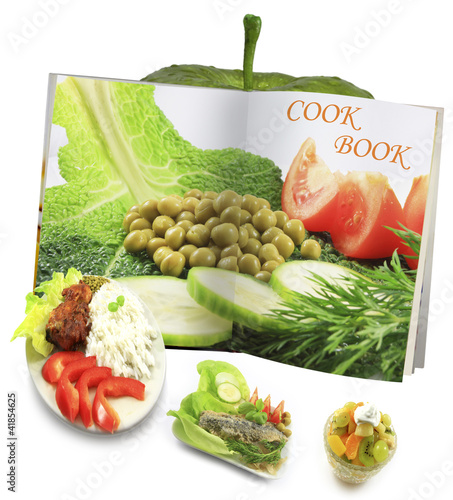 Photo: Cook book concept Cook book concept