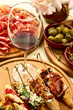 Spanish dinner prepared