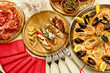 Dinner with paella