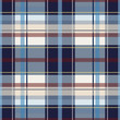 Seamless Check Pattern Blue/Brown/Beige