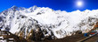 Beautiful view of mountains in the Elbrus area.