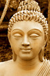 Kopf einer Buddha-Statue, Südindien