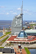 Blick auf die Havenwelten Blick auf die Havenwelten